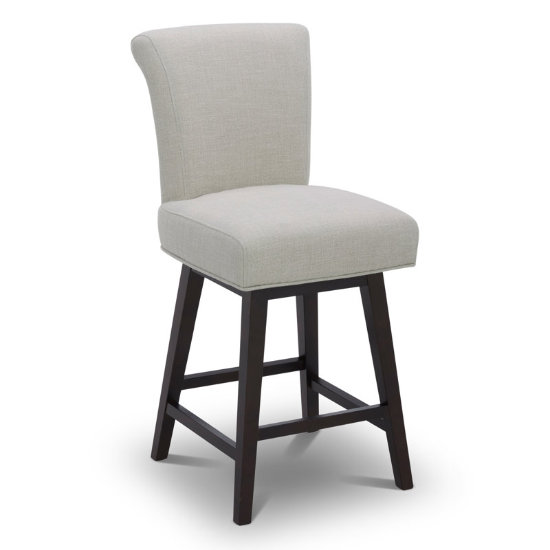 Elora Swivel 26'' Counter Stool, Linen