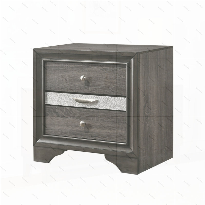 Table de chevet Naima, Gris