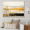 «Bold Mute Tone Countryside Landscape», impression sur toile