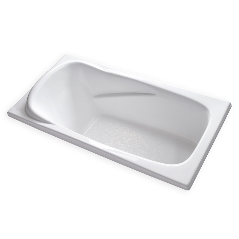 72'' x 36'' Drop-In Soaking Acrylic Bathtub
