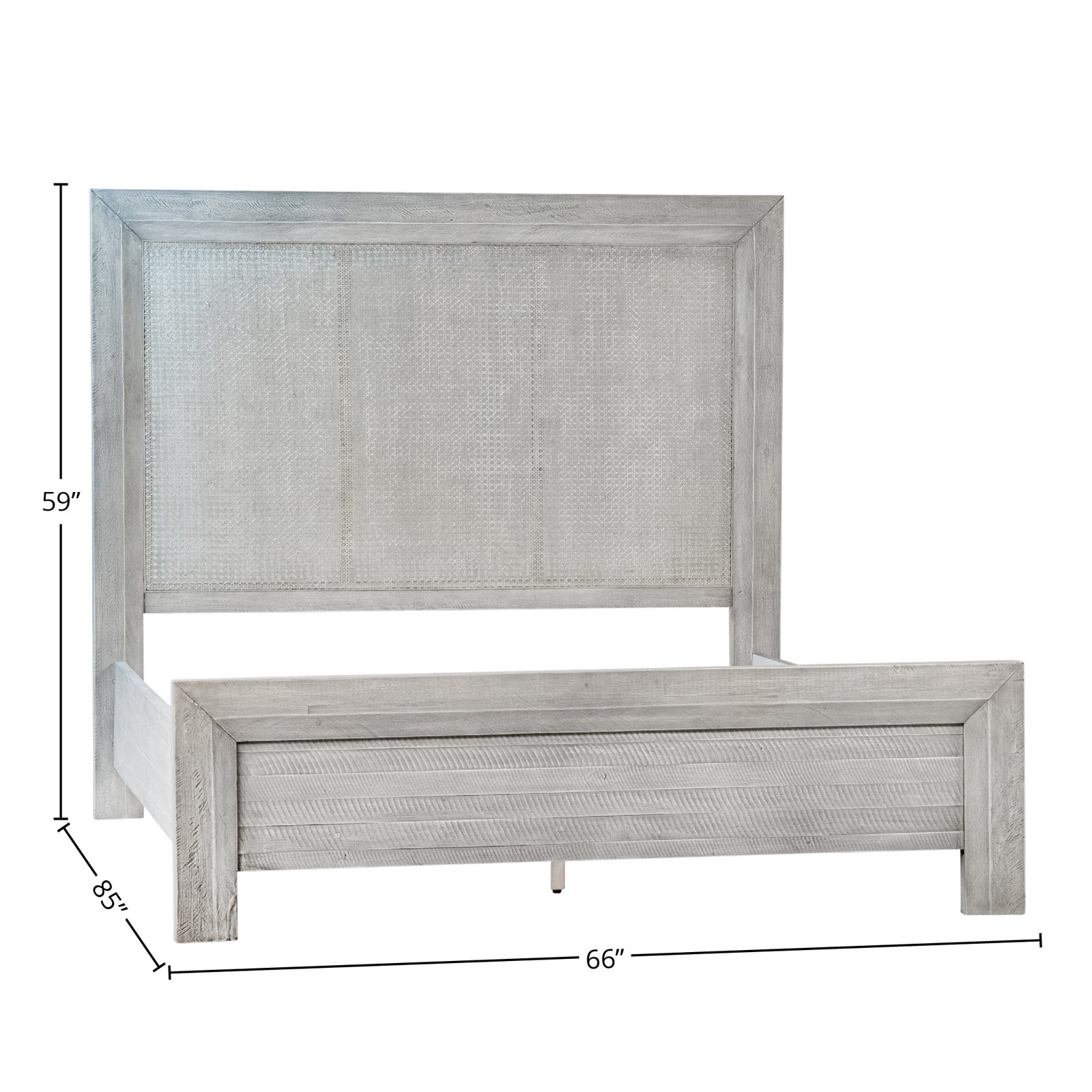 Acacia Wood Bed, King