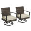 Chaises longues pivotantes avec coussins Shaylor-99388302