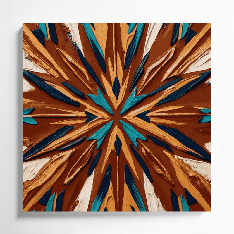 Art mural sur toile 200, H 8 po x l 8 po