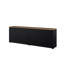 Unfinished Display Stand with Fireplace Included-1355411279