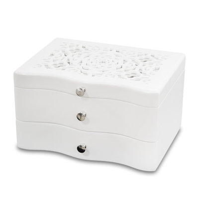 Wood Jewelery Box + Drawers
