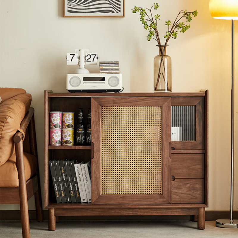 Simple Rattan Sideboard