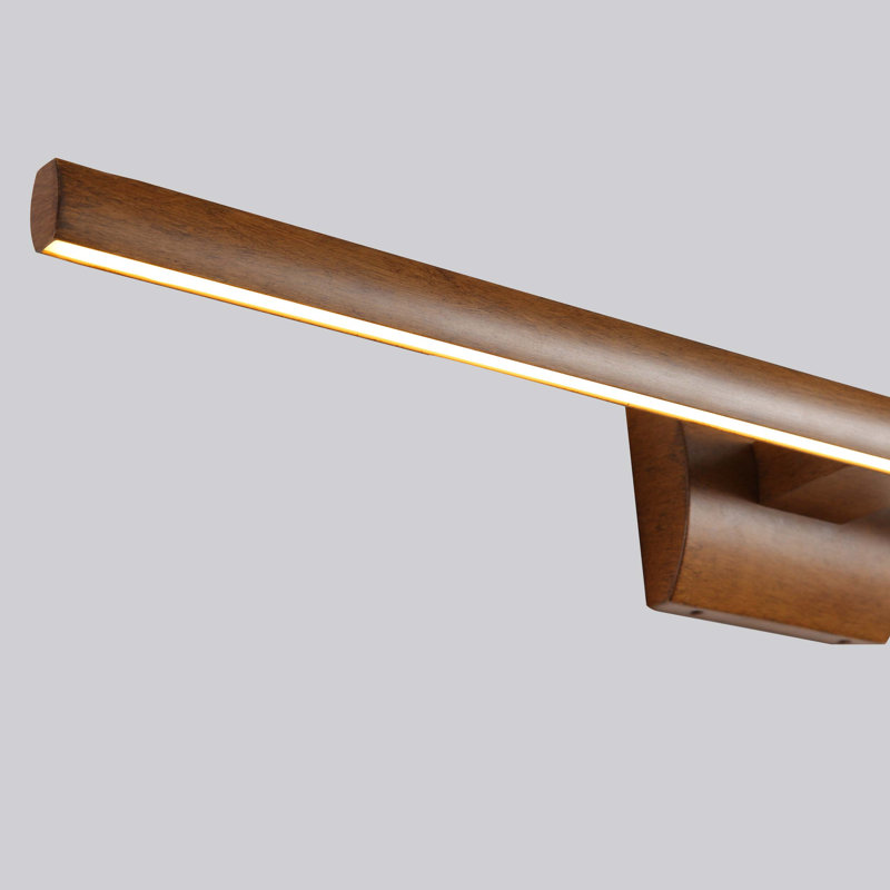 Vireo 28" LED Bath Bar, Walnut