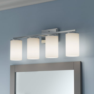 Meuble-lavabo 4 lumières Verlana 27,75 po - Chrome