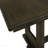 Rectangular Extendable Dining Table 18" Leaf Trestle Pedestal Base Dark Wood