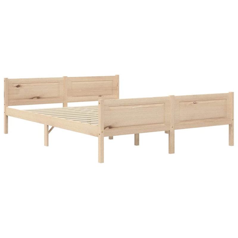 Galilhai Solid Wood Bed, brown, 160 x 200 cm