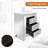 Crushed Diamond Mirrored Nightstand, Silver End Table With 3 Drawers, Mirrored Bedside Table For Bedroom Living Room, No Assembly Needed