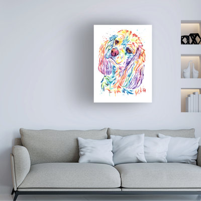 Lisa Whitehouse Cocker Spaniel Canvas Art