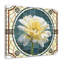 Art mural en mosaïque de fleurs de calendula blanches-990981682