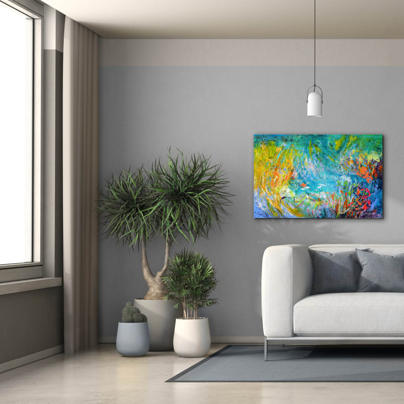  «Floating Dream» par Dorothy Fagan, art mural sur toile, H 26 po x l 40 po
