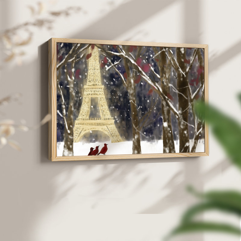 Art de Noël - DCXLIX - Reproduction encadrée - Restickable, Naturel, H 16 po x l 20 po