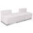 Hercules Alon 3 PC LeatherSoft Modular Reception Configuration w/Taut Back &Seat-21874700