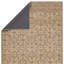 Tapis rectangulaire en laine touffeté à la main brun / or Karthik-229118176