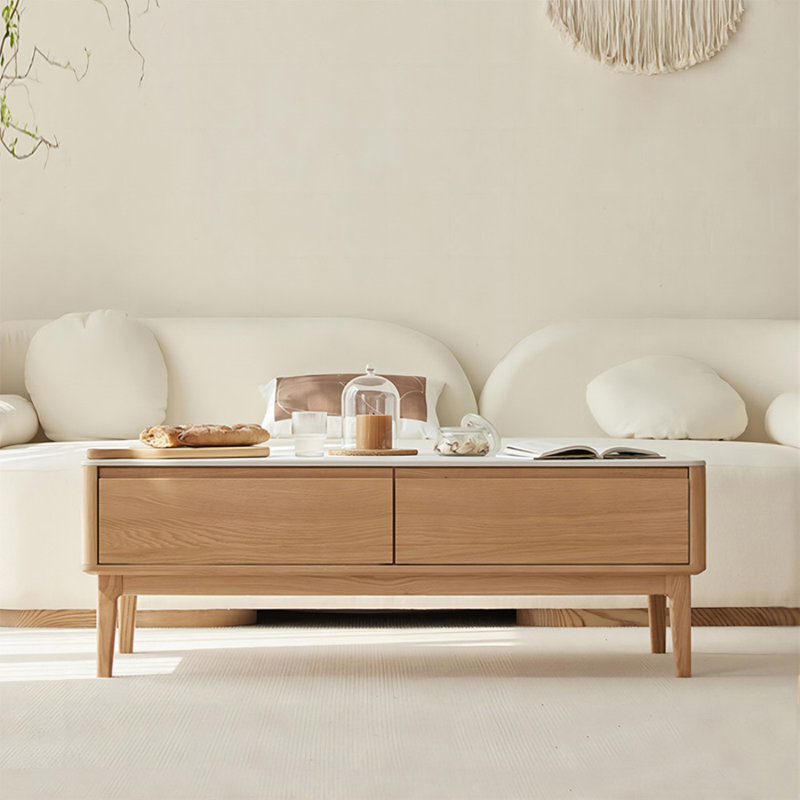 Table basse Burlywood, 16.54" H x 47.24" L x 22.05" W