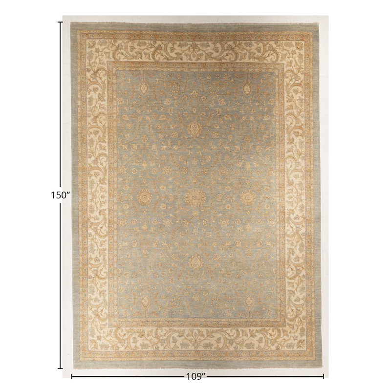 Hand Knotted Abstract Area Rug