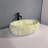 QieRao 16'' Marble Ceramic Oval Bathroom Sink