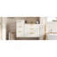 24Inch Wall Mounted Floating Cabinet With Side Cabinet Combo, Rectangular Vanity, Small Bathroom Sink With Single Faucet Hole And Overflow, Modern Bathroom Cabinet With Ceramic Basin Sink-1325566281