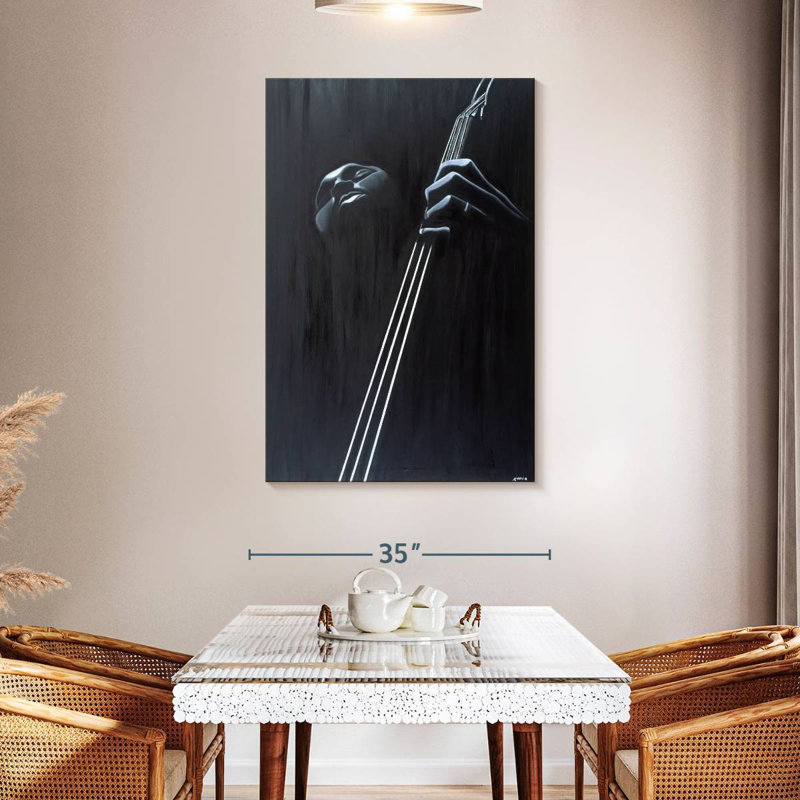 Abarca dans une rainure, H 36 po x l 24 po