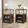 Kempst Nightstand Set 2, Small Bedside Table with Drawers, Narrow Side End Table with Open Shelf, 2 Drawer Dresser for Bedroom/Living Room/Dorms