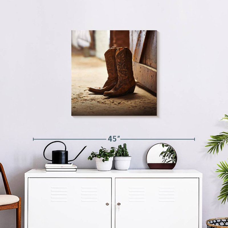 Lelar Barn Cowboy Boots, 24" H x 24" W