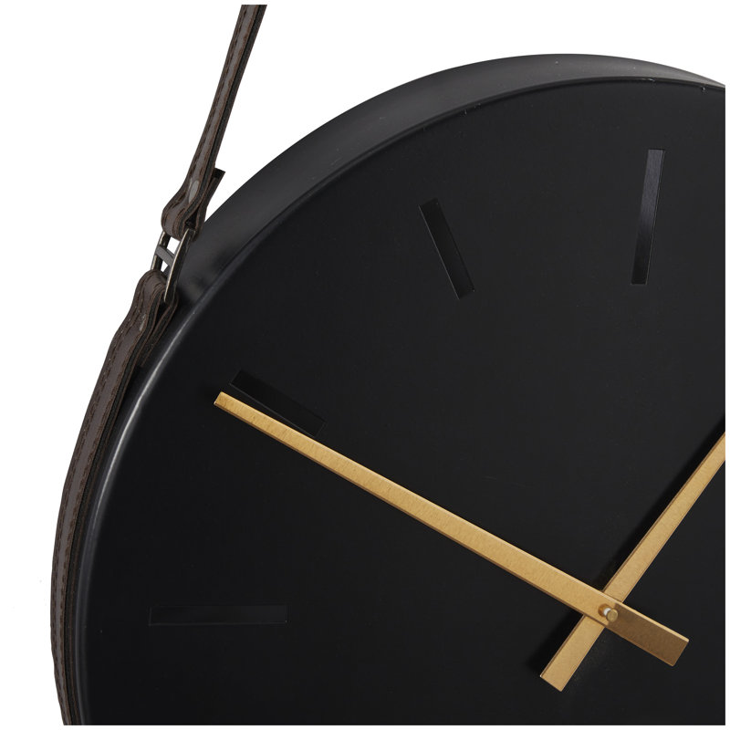 Horloge murale, Noir