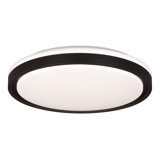 Ambri 16.25-In W Integrated LED Bronze Contemporary Flush Mount Ceiling Light Fixture