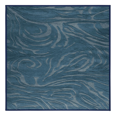 Tapis abstrait gris lavable à la machine