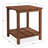 Square Cedar Solid Wood Outdoor Side Table , 16 " W 16 " D-467652504