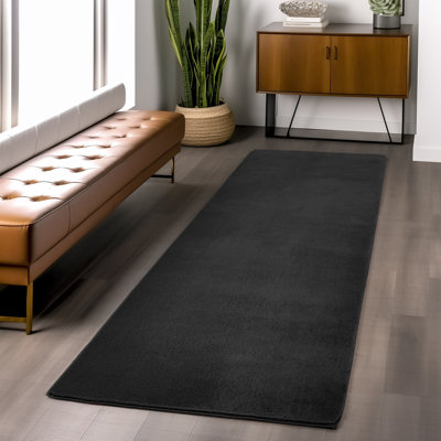 Solid Colour Knitted Area Rug