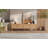 70Inch Modern TV Stand With Rattan Doors For Tvs Up To 80"