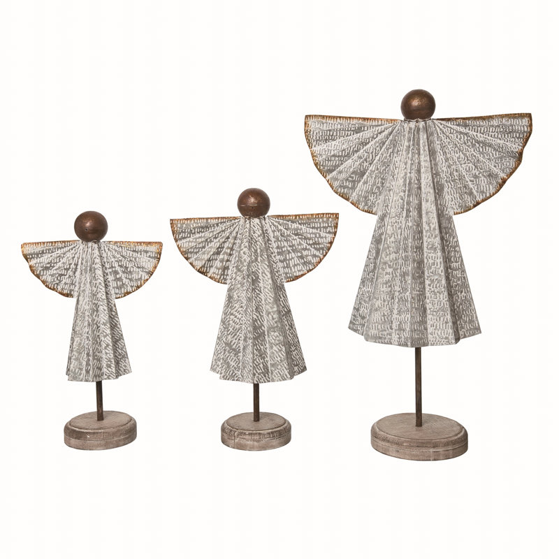 Ensemble de décoration ange 3 pièces