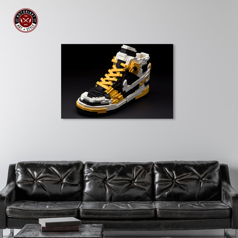 Sneaker Notoriart, 1 pièce, galerie noire, Toile tendue, H 30 po x l 45 po x P 1,5 po