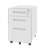 3-drawer Wide Mobile File Cabinet With Lock - All-steel Storage Cabinet On Casters, Fully Assembled For Home & Office, Holds Letter/a4 Files, 110lbs/drawer Capacity-980947915