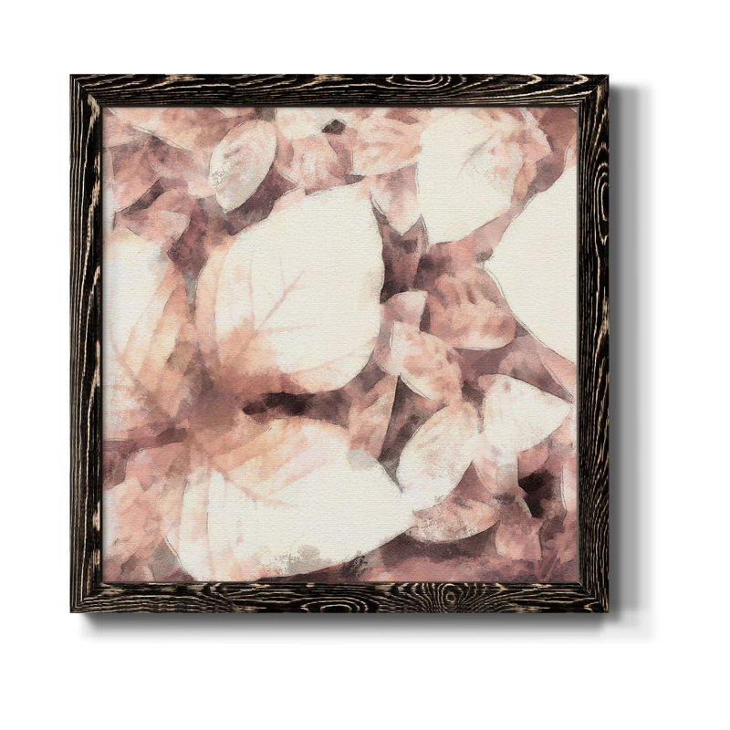" Custom Ocean Cameo II ", Black Framed, 34.5" H x 34.5" W x 1" D