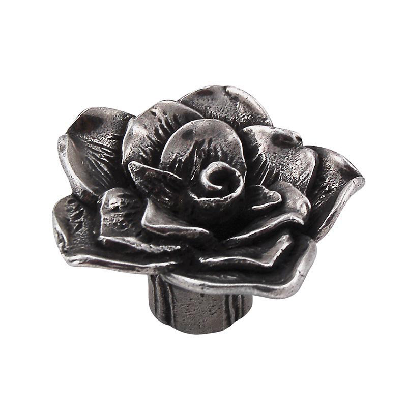 Carlotta Novelty Knob, Antique Silver