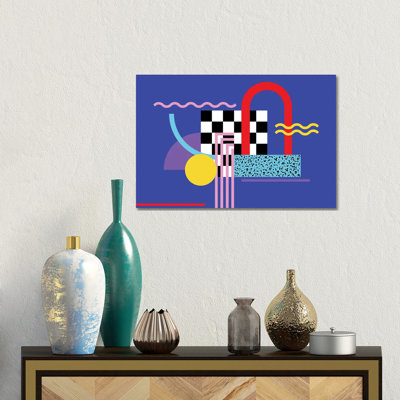 Memphis Pattern 109 - 80s/90s Retro - Wall Art Print - Wrapped Canvas