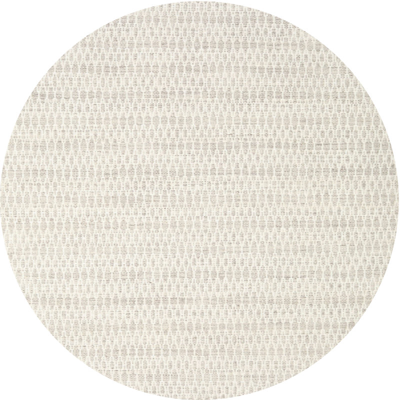 Tapis gris zone contemporaine, Rond 5 pi