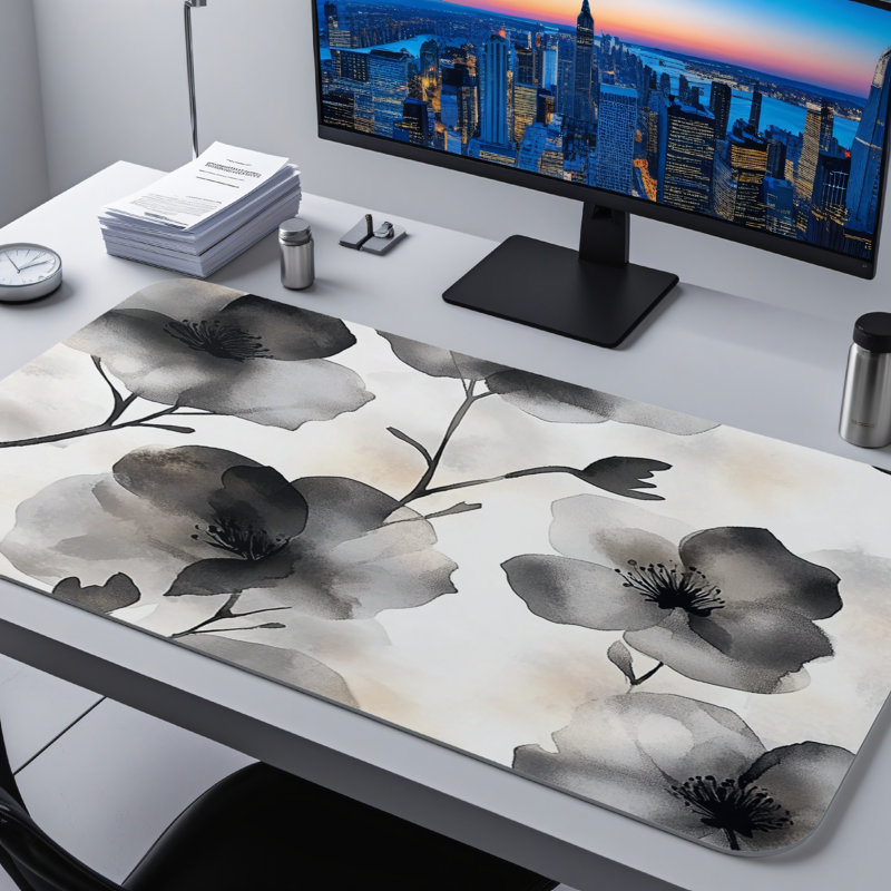 Polyester Desk Pad, 14.4x12.1