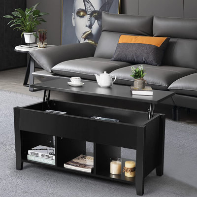Cecille Four Leg Coffee Table with Storage