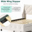 Bedroom Queen Bed Frame With Storage Options - Metal Platform, , No Box Spring Platform Size Noise, Excellent Support,