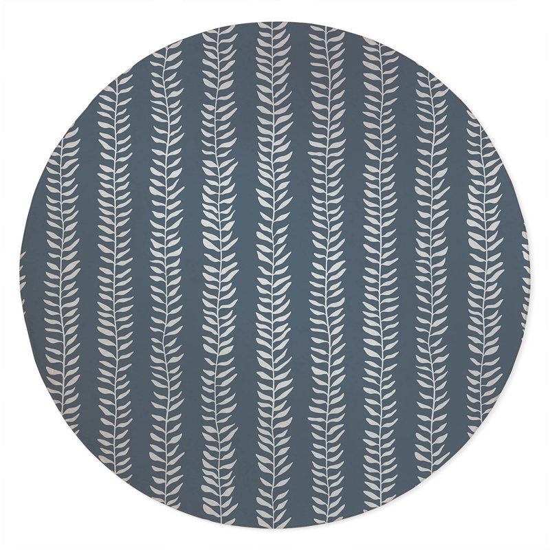 Tapis d'extérieur antidérapant Mystic Ivy, Rond 5 pi