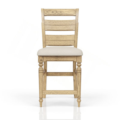 Tabouret de comptoir échelle Ladder - finition caramel