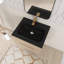 Meuble-lavabo simple 24 po avec comptoir en quartz intégré
