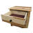 Asdsit 3-drawer Solid Wood Nightstand