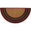 Tapis noir / rouge / brun Peri-2087056530