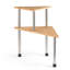 Tablettes d'angle étagère de rangement pour garde-manger à 2 niveaux